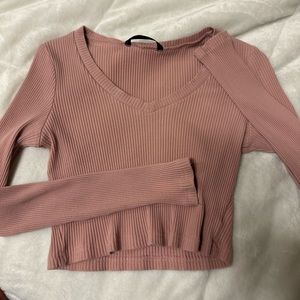 Light Pink Crop Top